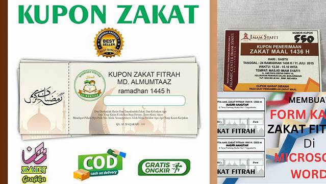 Cara Mudah Bayar Zakat Fitrah Pakai Kupon Zakat