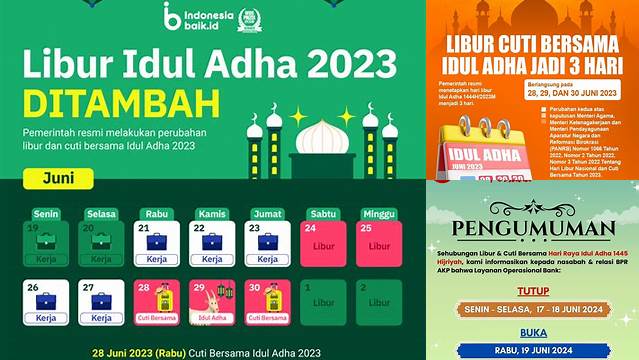 Libur Idul Adha 2 Hari