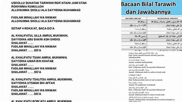 Panduan Memilih Lirik Bilal Tarawih yang Syahdu dan Penuh Makna