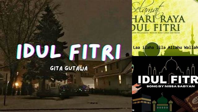 Lirik Lagu Idul Fitri