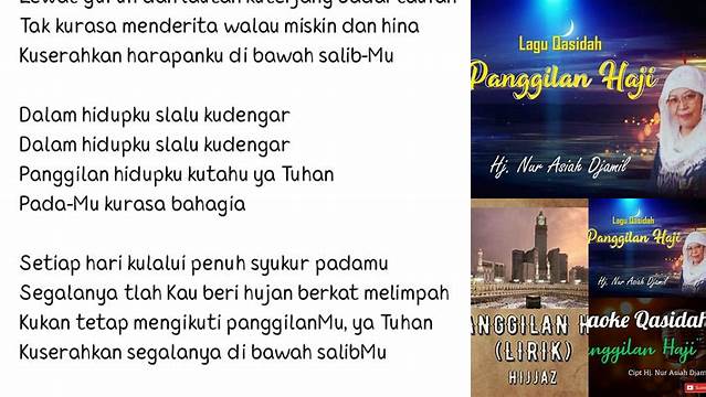 Panduan Lengkap Lirik Lagu Panggilan Haji untuk Jemaah