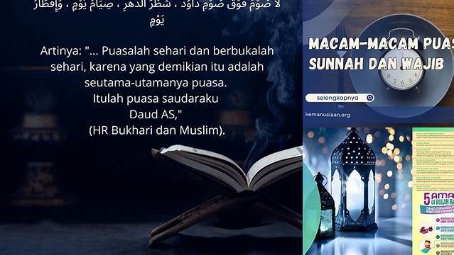 Macam Puasa Sunnah