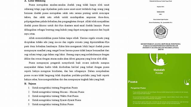 Makalah Tentang Puasa