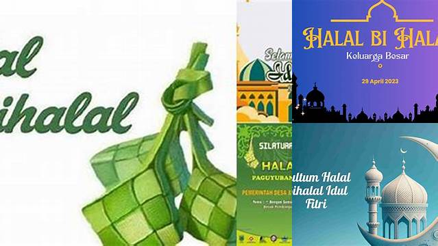 Makna Halal Bihalal Idul Fitri