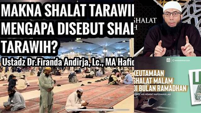 Makna Shalat Tarawih: Panduan Lengkap untuk Ibadah Ramadan