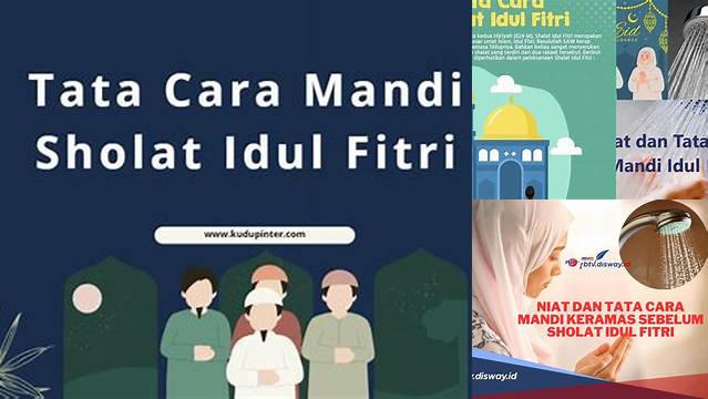 Mandi Sholat Idul Fitri