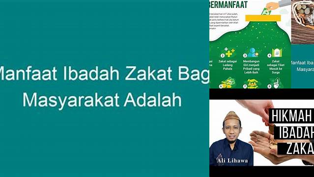 Manfaat Zakat Bagi Masyarakat: Panduan Lengkap