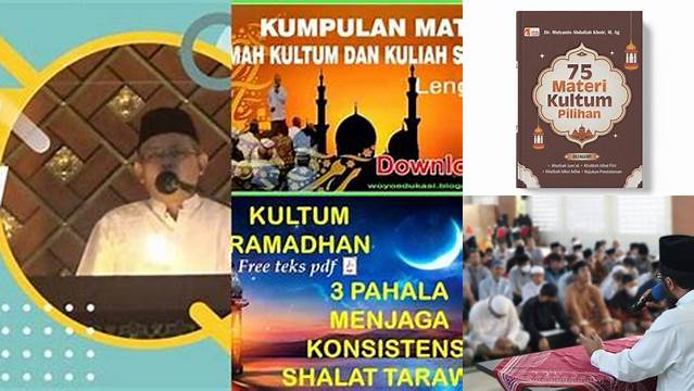 Materi Kultum Tarawih