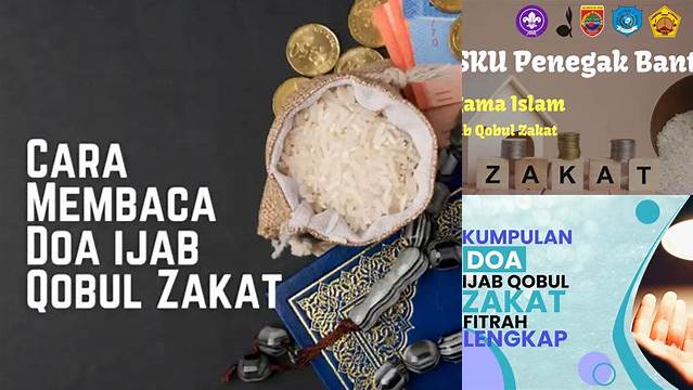 Panduan Lengkap Membaca Doa Ijab Qabul Zakat