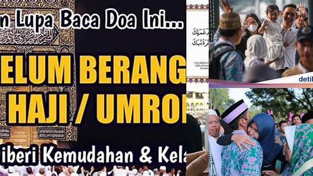 Mendoakan Orang Berangkat Haji Dan Umrah