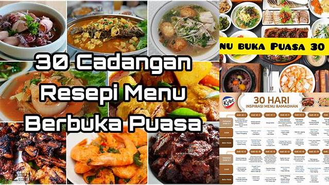 Menu Berbuka Puasa 30 Hari