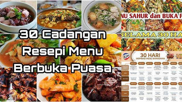 Menu Buka Puasa Hari Ini