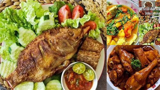 Menu Buka Puasa Lauk Pauk