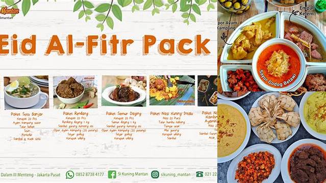 Menu Hari Raya Idul Fitri