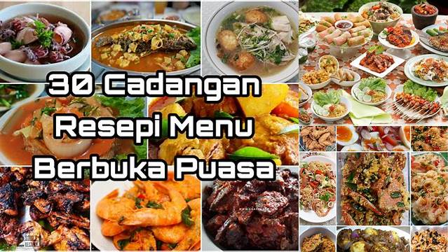 Menu Makanan Berbuka Puasa