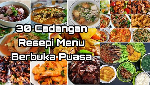 Menu Untuk Buka Puasa