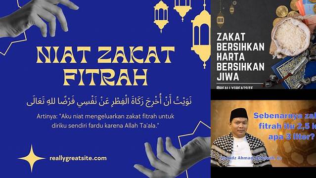 Cara Mudah Bayar Zakat Fitrah Minimal yang Benar