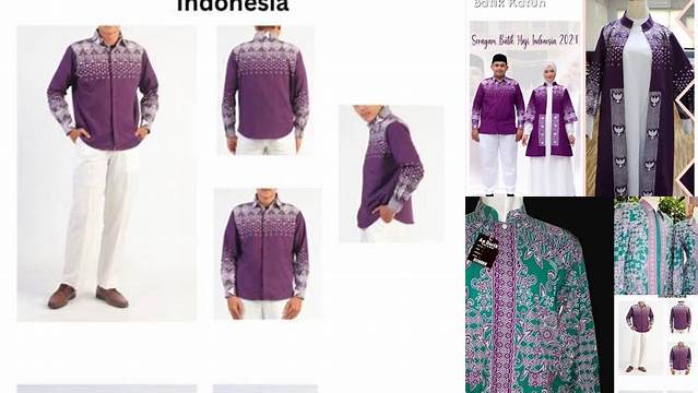 Model Baju Batik Jamaah Haji Indonesia