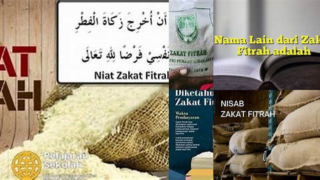 Apa Itu Nama Lain Zakat Fitrah? Yuk, Kenali!