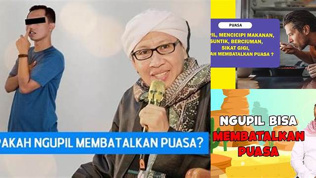 Ngupil Membatalkan Puasa