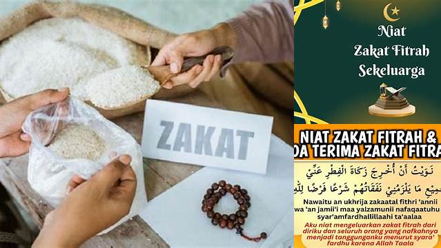 Panduan Niat Bayar Zakat Fitrah: Cara Tepat Bersihkan Harta