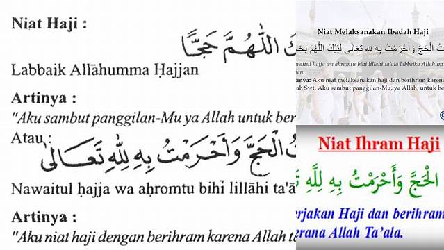 Panduan Niat Haji dan Umrah: Kunci Ibadah yang Mabrur
