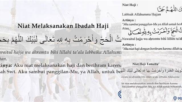 Niat Ibadah Haji