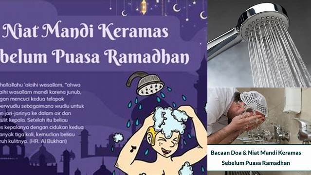 Niat Keramas Sebelum Puasa