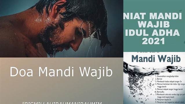 Niat Mandi Wajib Idul Adha