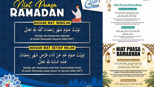 Niat Mengqodho Puasa Ramadhan