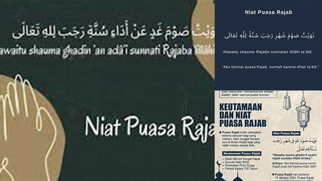 Niat Puasa 1 Rajab