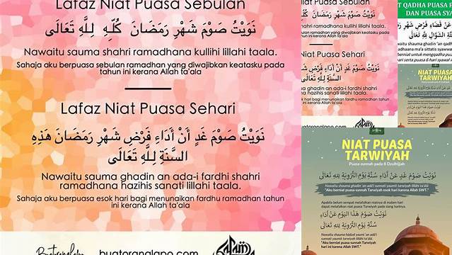 Niat Puasa Di Bulan Haji