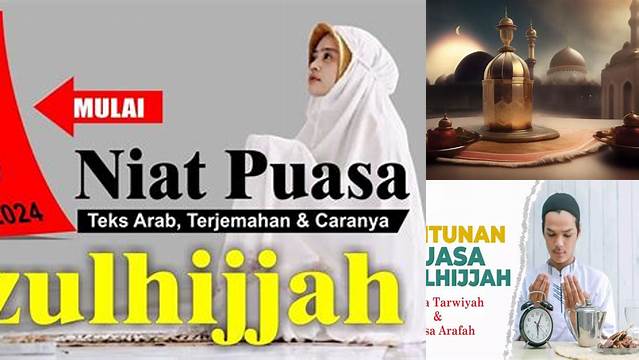 Niat Puasa Dzulhijjah 10 Hari Pertama