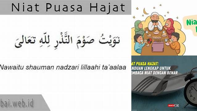 Niat Puasa Hajat