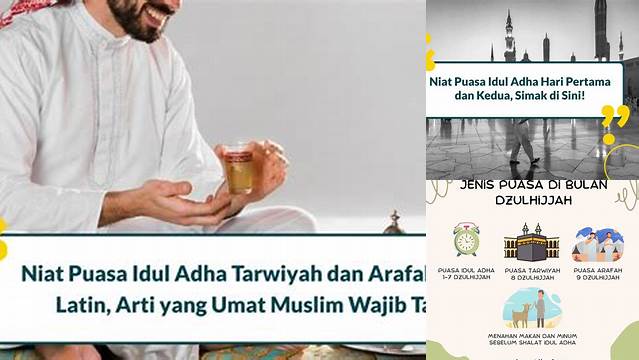 Niat Puasa Idul Adha Hari Pertama