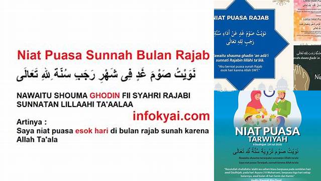 Niat Puasa Sunnah