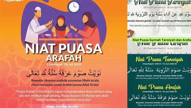 Niat Puasa Sunnah Arafah