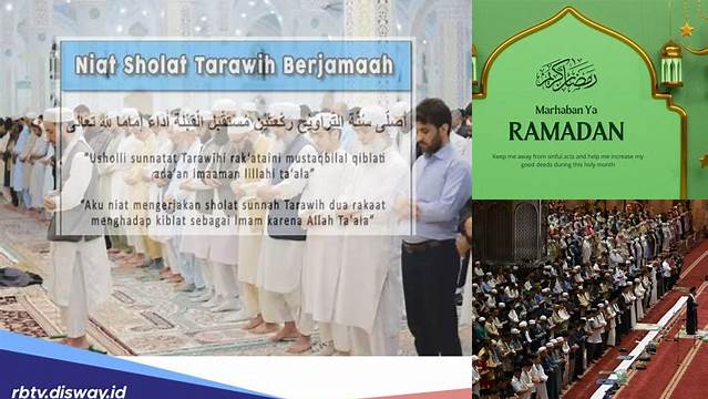 Panduan Niat Shalat Tarawih Berjamaah, Ibadah Maksimal di Bulan Ramadan