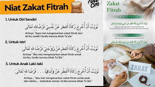 Niat Zakat Fitrah Sempurna: Panduan Lengkap untuk Pahala Berlimpah