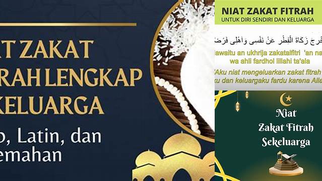 Panduan Lengkap Niat Zakat Fitrah untuk Keluarga