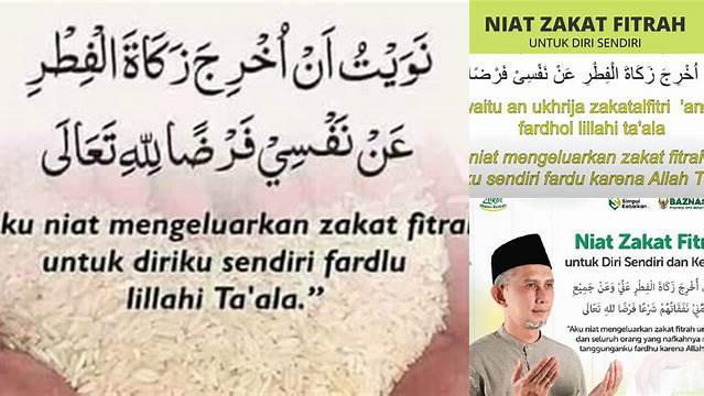 Panduan Niat Zakat Fitrah Takjil untuk Zakat Sempurna