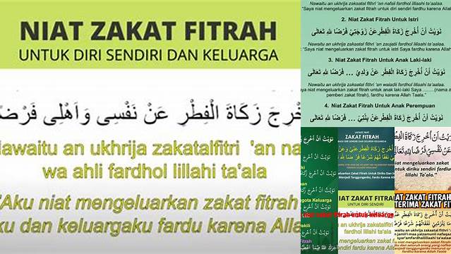 Panduan Niat Zakat Fitrah untuk Keluarga, Sempurnakan Ibadah Puasa Anda