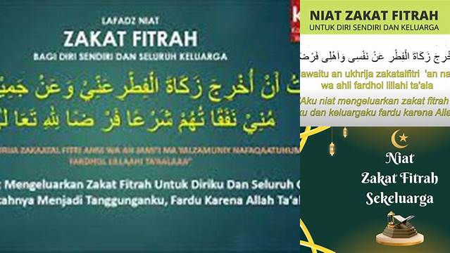 Cara Tepat Niat Zakat Fitrah untuk Sekeluarga