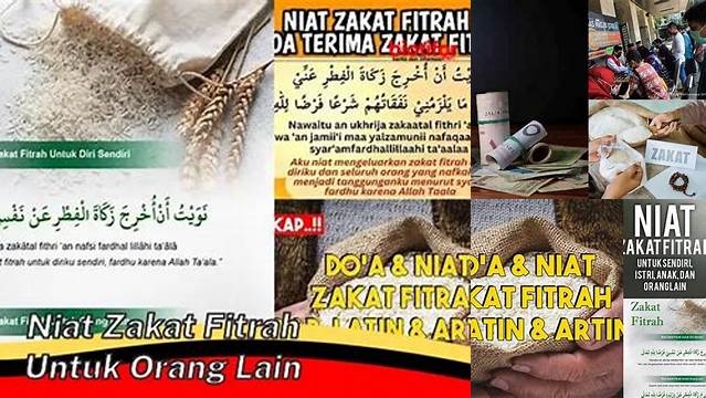 Panduan Niat Zakat untuk Orang Lain