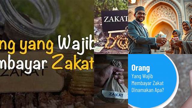 Panduan Lengkap: Orang yang Membayar Zakat Dinamakan Muzakki