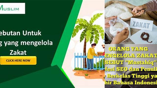 Tips Memilih Orang yang Mengelola Zakat