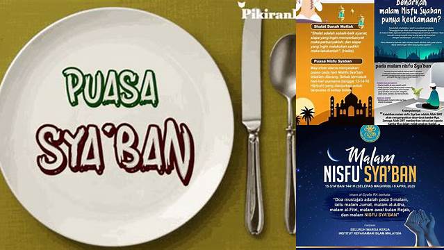 Pahala Puasa Nisfu Sya Ban