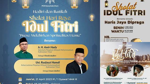 Pamflet Sholat Idul Fitri