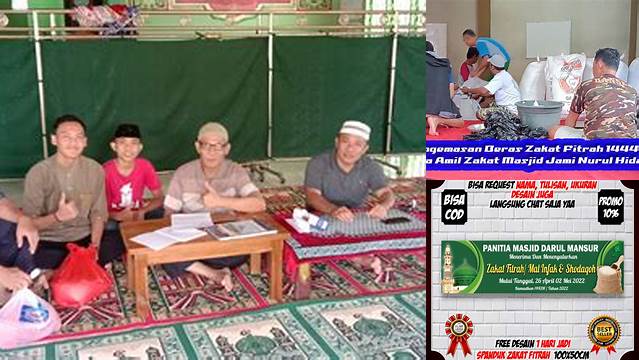 Cara Kerja Panitia Zakat Fitrah Masjid yang Efektif