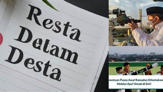 Penentuan Puasa Awal Ramadan Ditentukan Melalui